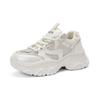 Breathable Mesh with Diamond Studded Thick Sole, Trendy and Fashionable Dad Shoes, Comfortable and Casual Commuting Sports Women's Shoes