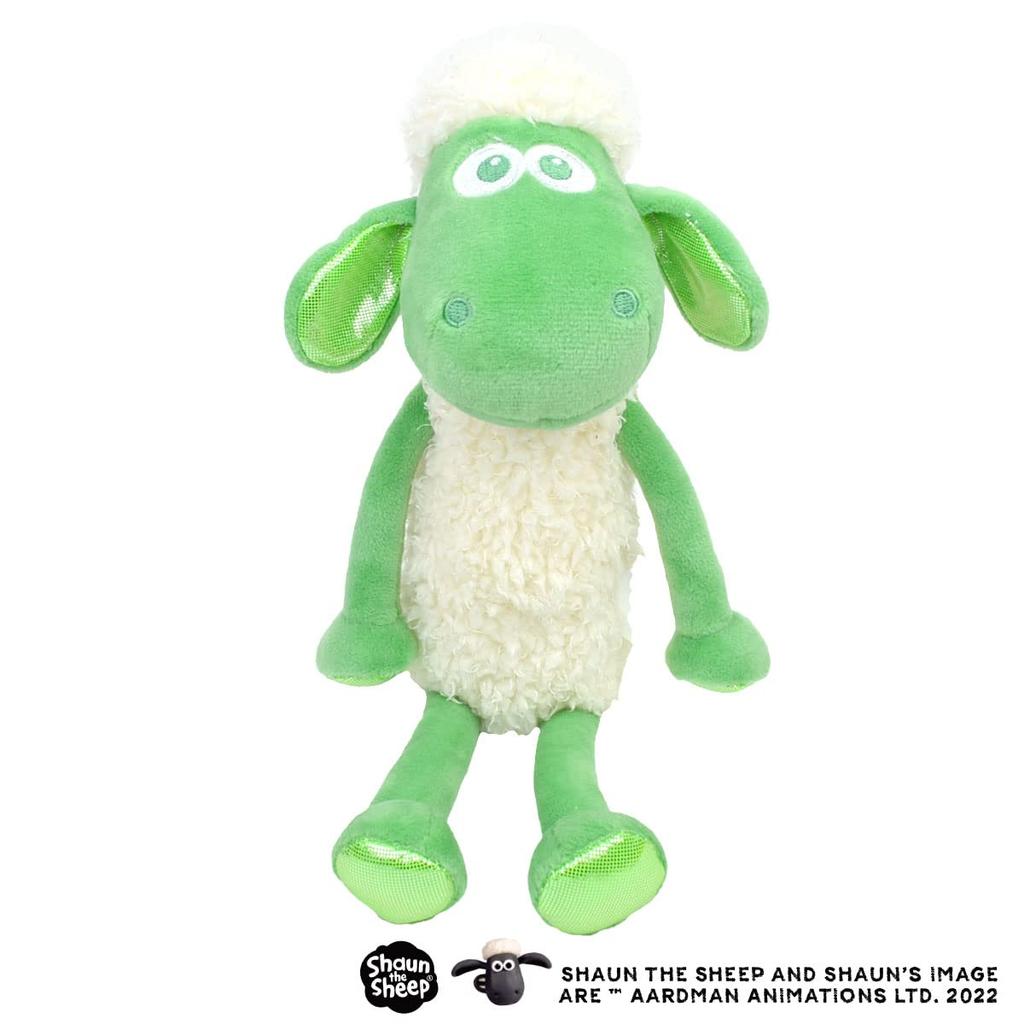 Shaun the Sheep Plush Toy 25cm Limited Edition Color 15th Anniversary [NICI] Green/Glitter