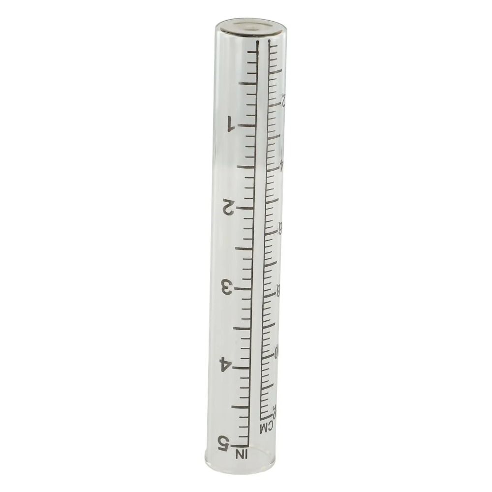 Support de Montage 2 en 1 Pluviomètre en Verre Facile à Lire Humidimètre de Jardin Mesure de Pluie Agricole