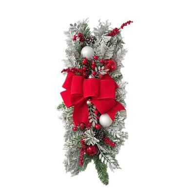 Christmas Staircase Decoration Wreath Party Gift Christmas Home Furnishing With Led Decoration Prop Evening Party Dress Up Prop