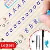 1Set Magic Writing Paste Children's Kindergarten Grooves Post Before School Hard Pen Writing Board