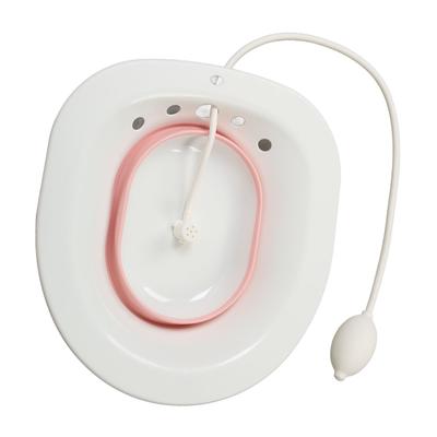 Sitz Bath Folding Multifunctional PP Silicone Toilet Seat Sitz Bath for Hemorrhoid Postpartum Care