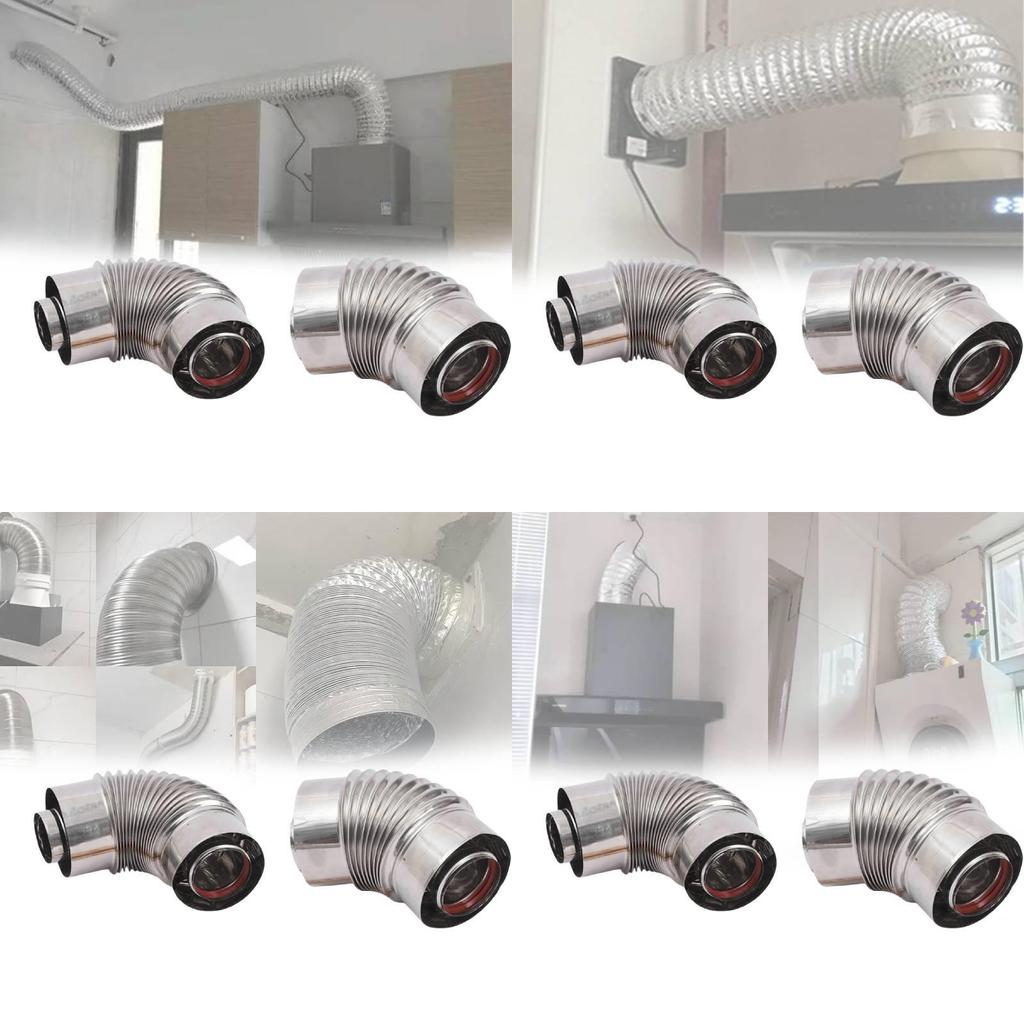 Wytrzymały kuchenny kanał wyciągowy ze stali nierdzewnej do wydajnej wentylacji przepływu powietrza