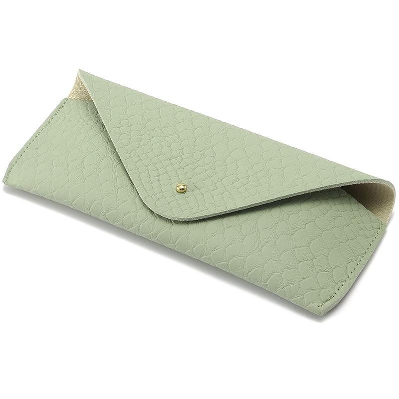 22 New Woven Texture Leather Sunglasses Case – Customizable Black Glasses Holder In Stock