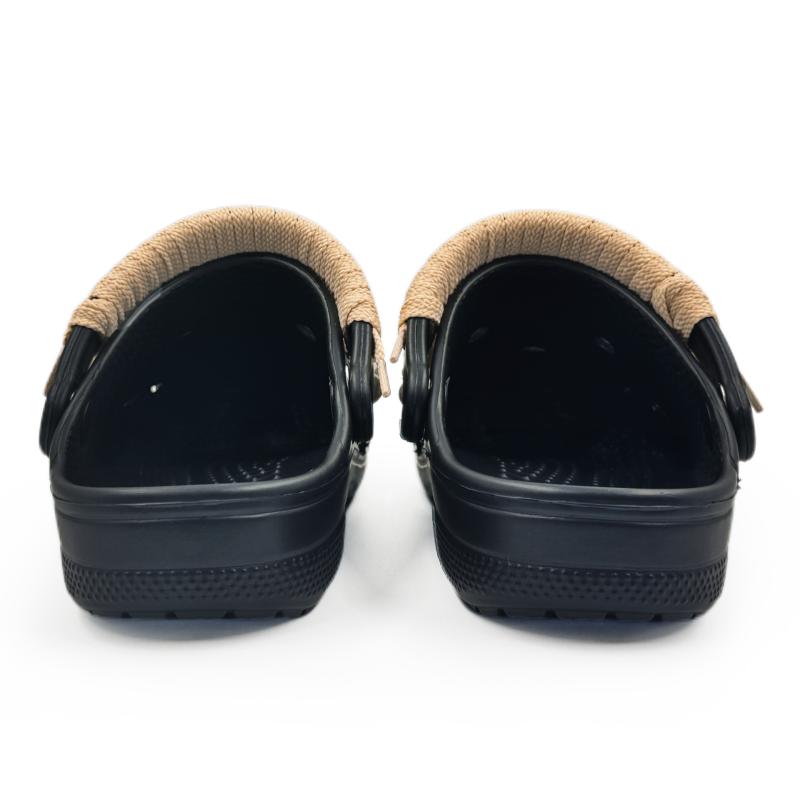 Crocs Classic Clog EVA Dessert Party Trendy Versatile Clogs Women's Black