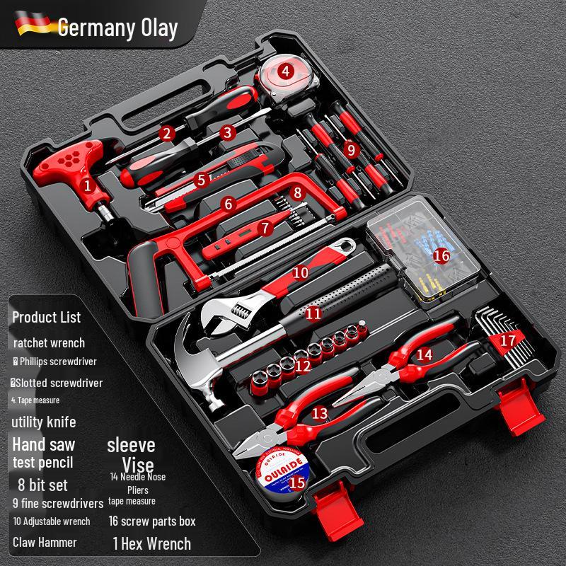 

Портативный набор инструментов для ремонта автомобиля и дома - Полный набор на каждый день