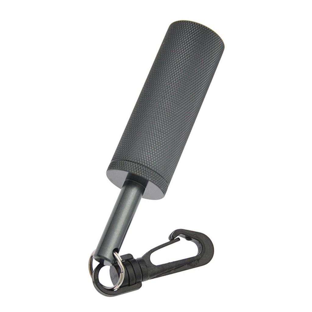 Scuba Rattle Stick Aluminum Alloy Underwater Shaker Underwater Communication Device with Clip