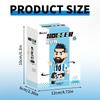 Cool Football Player Mini Figures 3D Models Building Blocks Kids Toys Diy Micro Blocks Soccer Action Figure Birthday Gifts