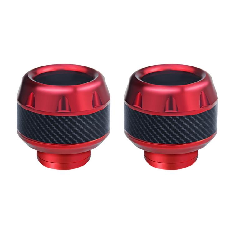 2Pcs Motorcycle Front Fork Cup Alloy Front Wheel Crash Protector Anti-fall Frame