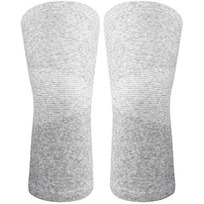 Bamboo Charcoal Knee Sleeve Elastic Warm Knee Brace Kneecap Pads Unisex Protective Knee Support for Arthritis Joint Pain Relief Recovery Circulation