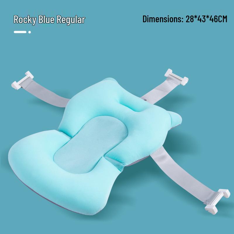 Non-Slip Baby Bath Mat with Floating Support for Newborns and Children