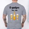Spanish Unisex Novio Futuro Tees: Back Print Graphic Tops Team Groom Squad Tee 2026 Fashion Bachelor Party Single Farewell T-shirts