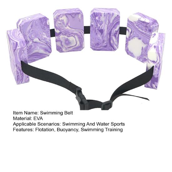 Belt EVA Foam Flotation Waist Belt Swimming Training Back Floating Board with Adjustable Belt for Kids Adults Beginners Water Aerobics Pool Exercise
