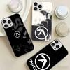 A-Aphex Twin Symbol Für iPhone 17 Air 16 15 14 13 12 11 Pro Max Plus Handyhülle Silbern Satiniert Glänzende Oberfläche