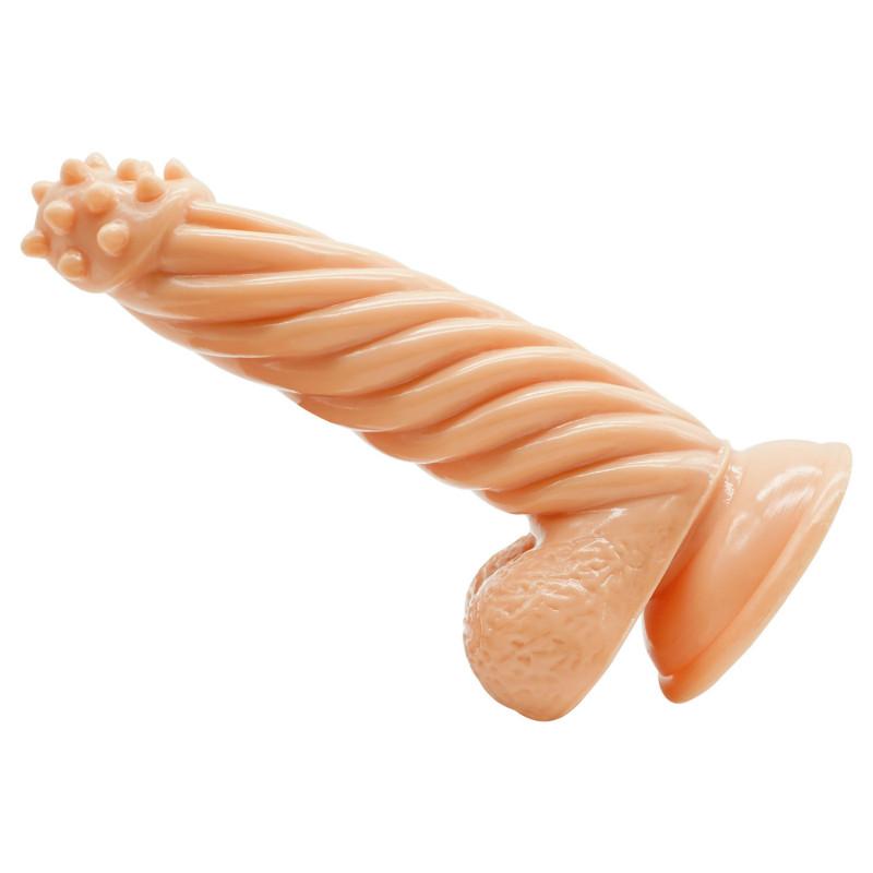 Animal Simulation Dildo Glans Penis with Spikes SM Anal Plug Penis Adult Sex Toys