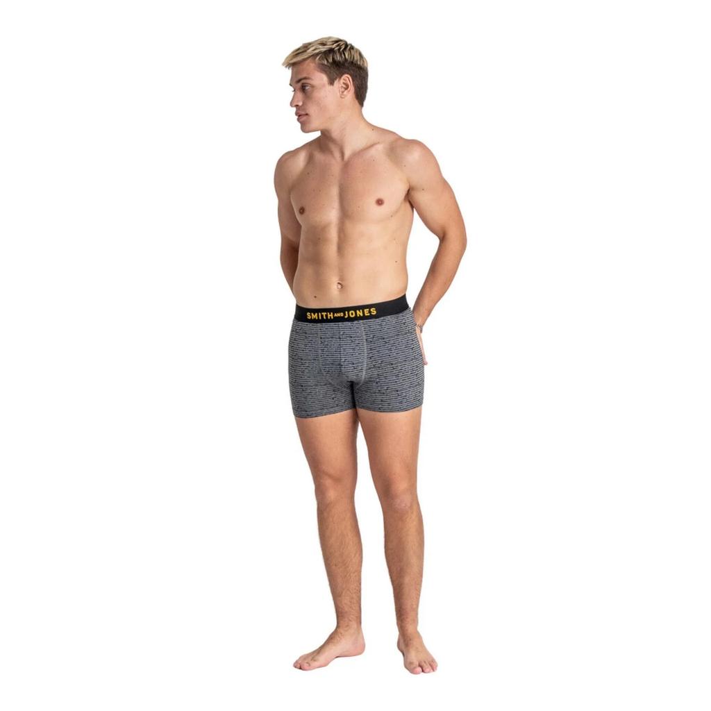 Smith & Jones Herren Kole Boxershorts in verschiedenen Designs (Packung mit 5)