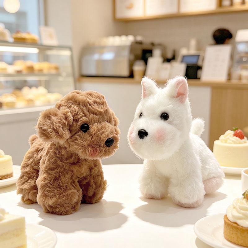 15cm 8 Styles Cartoon Dog Plush Toy LovelyShiba Inu Dog Teddy Schnauzer Corgi West Highlands Beagle Animals Cute Puppy Doll
