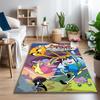 1pc Area Rug Appropriate for Office, Adventure Time Cartoon Carpet, Versatile Printed Chair Rug, Durable Home Sofa Carpet