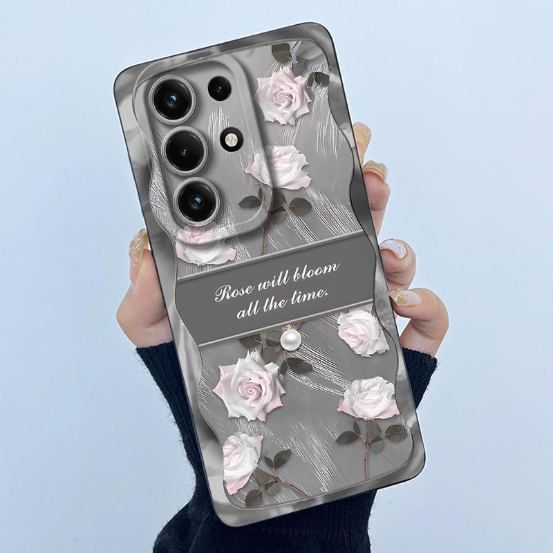 For Itel S26 Ultra Super 26 Ultra S688LN Case Simplicity Oil Painting Floral Silicone Soft Casing New Shockproof Back Cover