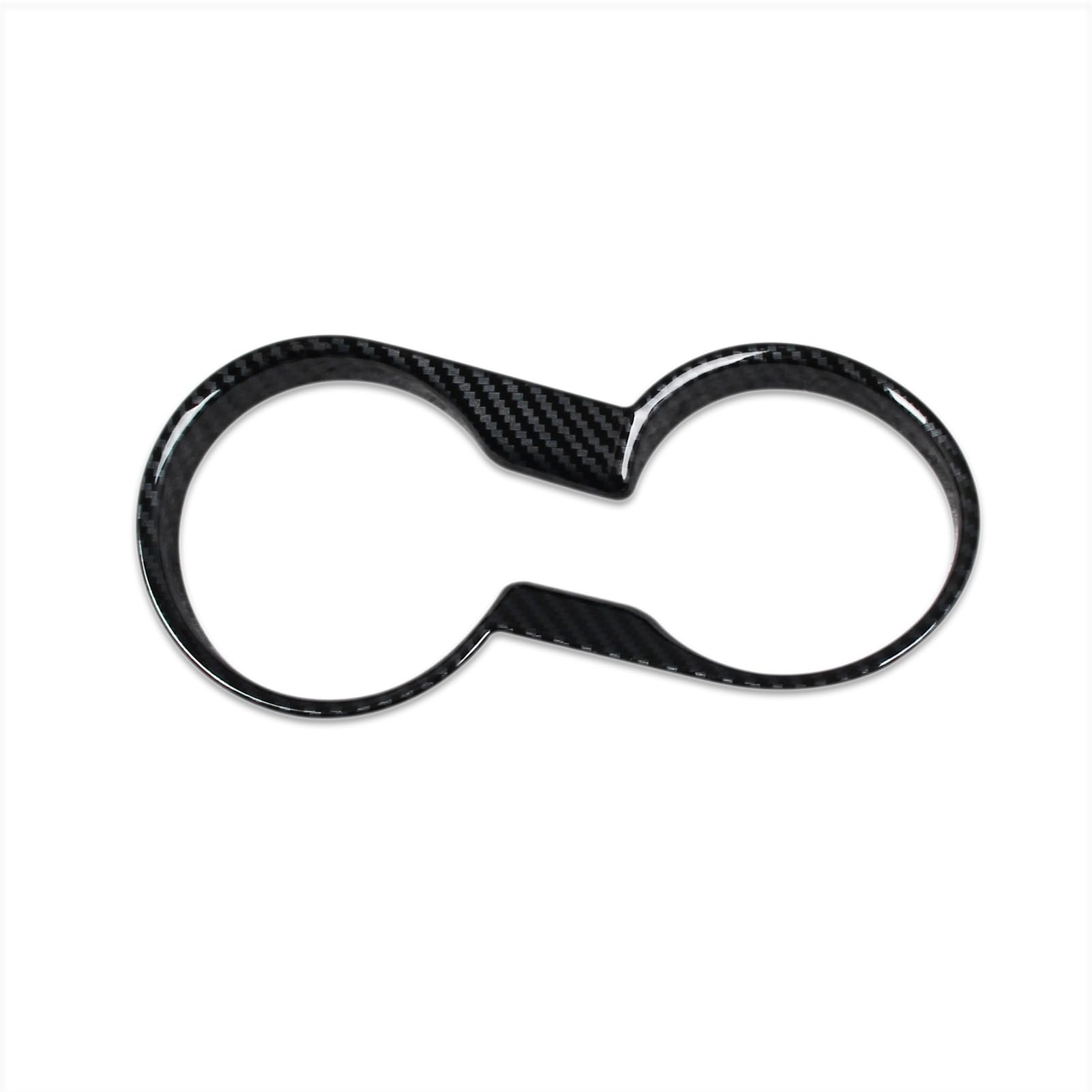 

RUIQ Interior Drink Holder Cover Garnish for the New Subaru Designed specifically for the Subaru Carbon Fiber Crosstrek/Impreza (GU Series) -