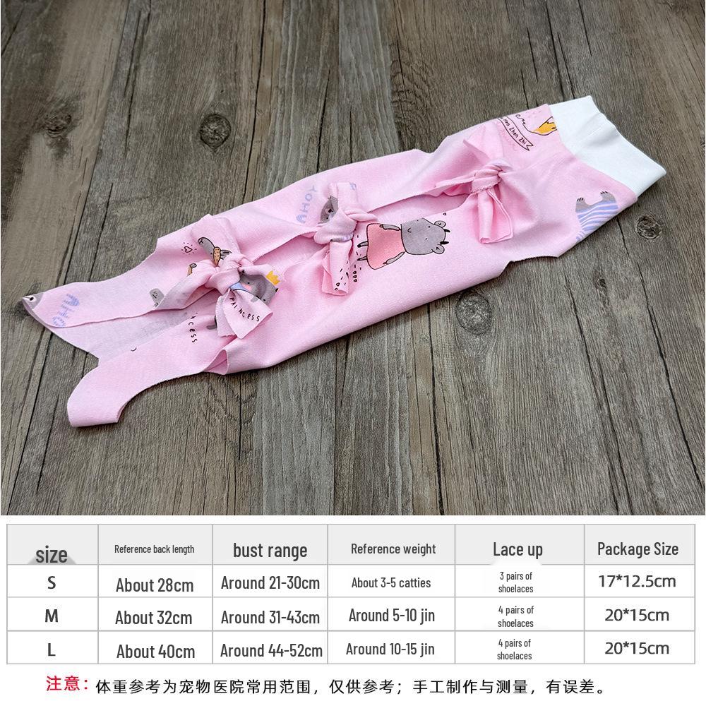 Breathable Anti-Lick & Anti-Shedding Spay Suit for Cats, Four-Legged Design