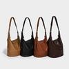 Tatami Bag 2025 Autumn and Winter New Bucket Bag Fashion Binaural Messenger Bag Large Capacity Women's Bag High Sense Shoulder Bag