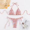 2025 Sexy Halter Neck Bandage Bikini Swimsuit for Women