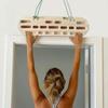 Hölzernes Hangboard Klettern Fingerboard Türrahmen Handstärkungsgerät für Training Fingergriff und Klimmzug