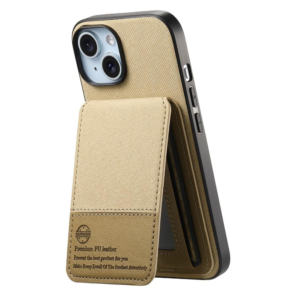 RFID-blockierende Brieftasche mit Kartenhalter-Halterung, Telefonhülle für iPhone 16 E 16 Plus 15 14 13 12 11 Pro Max, Flip-Lederhülle