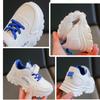 Boys and Girls Leather Surface Sneakers Casual Soft Bottom White Shoes Spring and Autumn New Children Dad Shoes