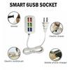 USB Phone Charger Power Strip Multi 6 Ports Universal Adapter Fast Quick Charging Head Socket HUB Splitter Charger