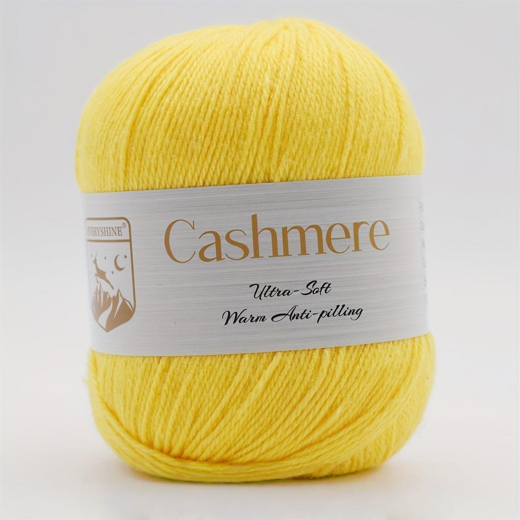 6pcs Premium Cashmere Yarn – 50g/Pc 320m Soft Knitting & Crochet Yarn for DIY Hand-Woven Crafts – Luxurious Warm Fiber for Scarves, Hats, Sweaters