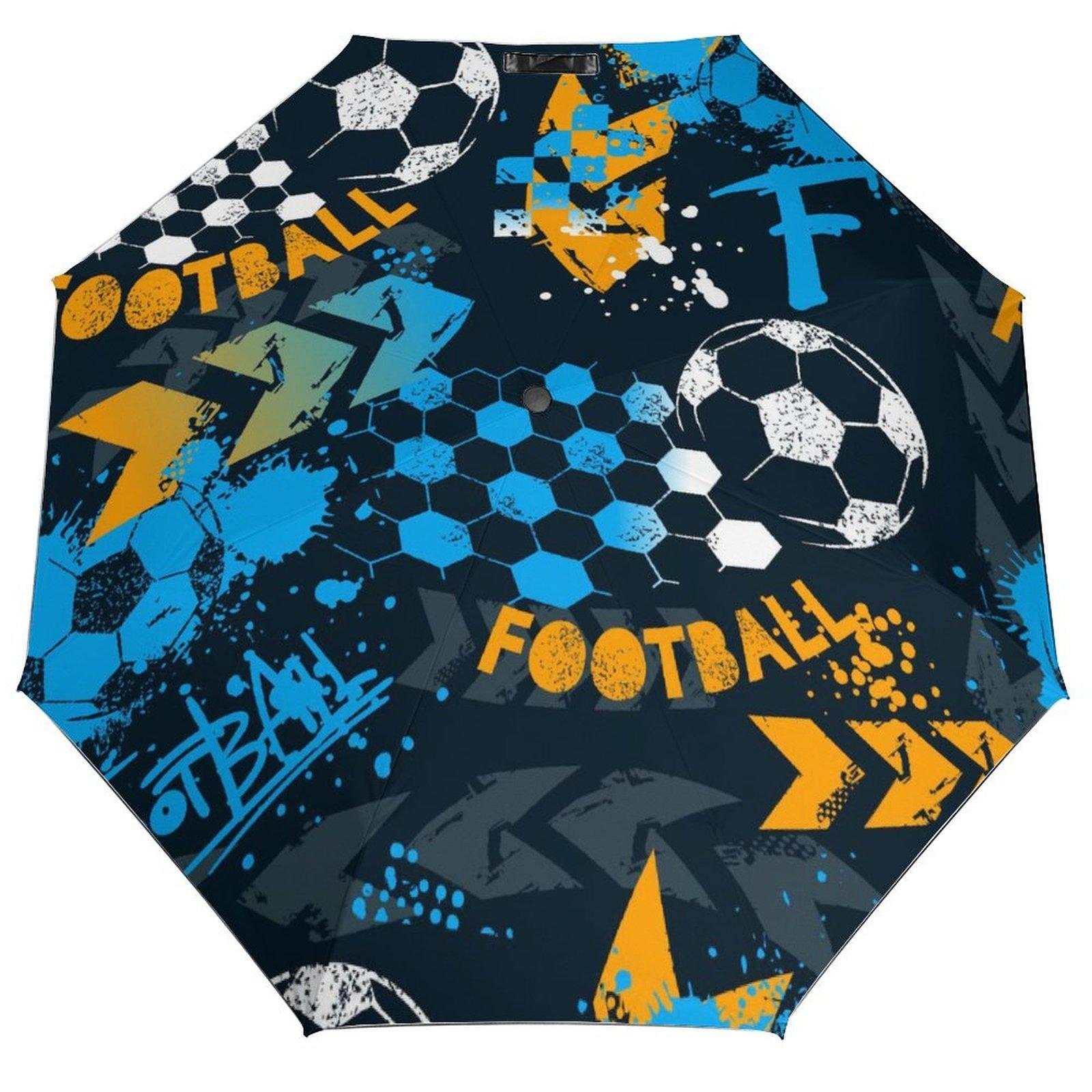 

1 шт. Автоматический зонт с прочным водоотталкивающим покрытием и устойчивыми спицами для удобства в путешествиях в стиле городского граффити чёрный