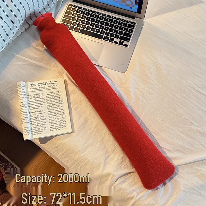 Plush Explosion-Proof Hot Water Bottle & Hand Warmer for Girls - Large & Small Sizes Available for Abdomen or Bed Use