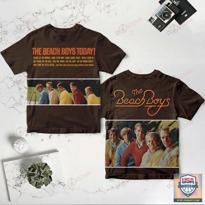 Группа The Beach Boys Сегодня! Альбом 3D Футболка Все размеры от S до 5XL 2F1732 XXXL