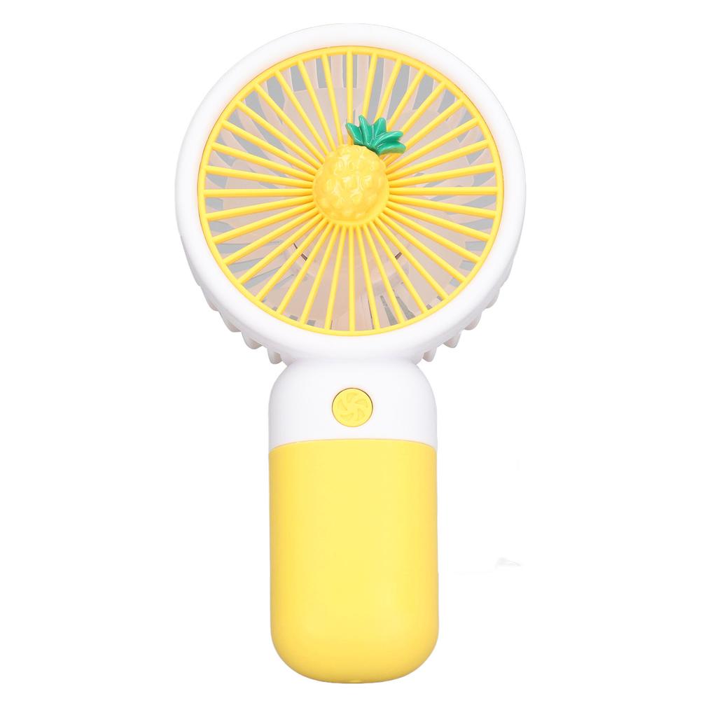 Mini Handheld Fan Cartoon Design Strong Wind USB Rechargeable Mini Portable Fan for Travel Office