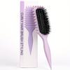 Curly Hair Styling Brush for Women - Ergonomic, Bristle Comb with Comfort Grip Handle for Bouncy Curls & Hairstyles, Curly Hair Brush