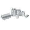 500pcs 2mm M2 Sleeves Aluminum Oval Double Hole 8 Shape Ferrules For Crimpling Wire Rope Cable Clamp