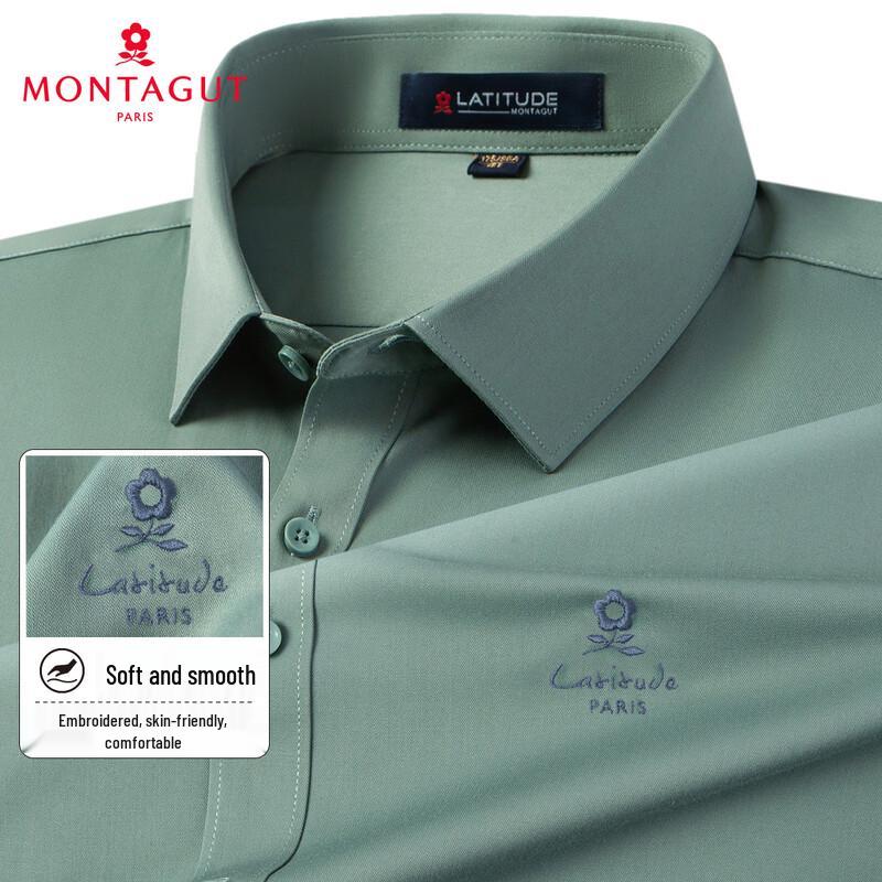 MONTAGUT Men s Regenerated Fiber Long Sleeve Shirt 41