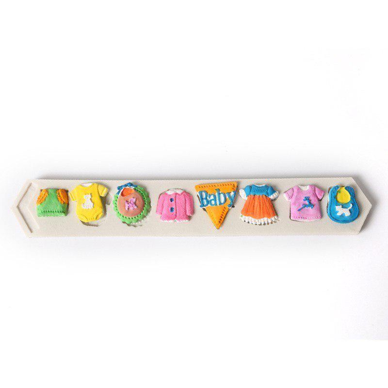 Silicone Mold Baking Cake Molds Baby Dress Shaped Pastry Candy Chocolate Mold Cake Decorating Tools