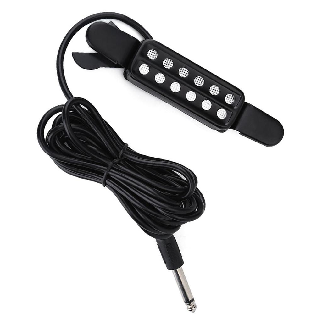 12 Lydhull Magnetisk Pickup Transduser for Akustisk Gitar Musikkinstrumenter Tilbehør