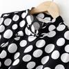 IHIMI Women's Polka Dot Sleeveless Shirt & Casual Pants Set