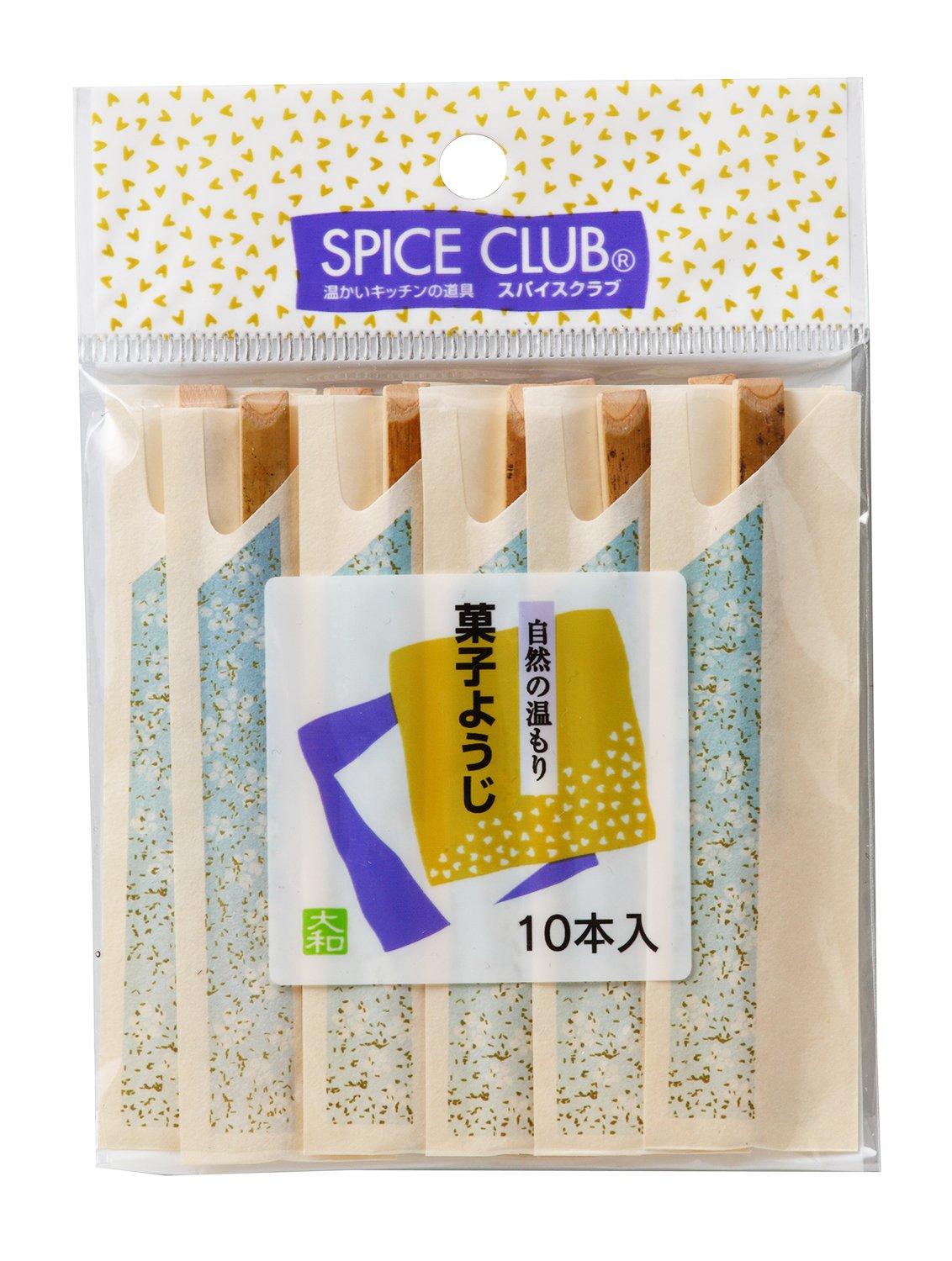 Yamato Bussan Confectionery Black Pack of 10 Toothpicks, Natural, 9cm, SC, Letter,