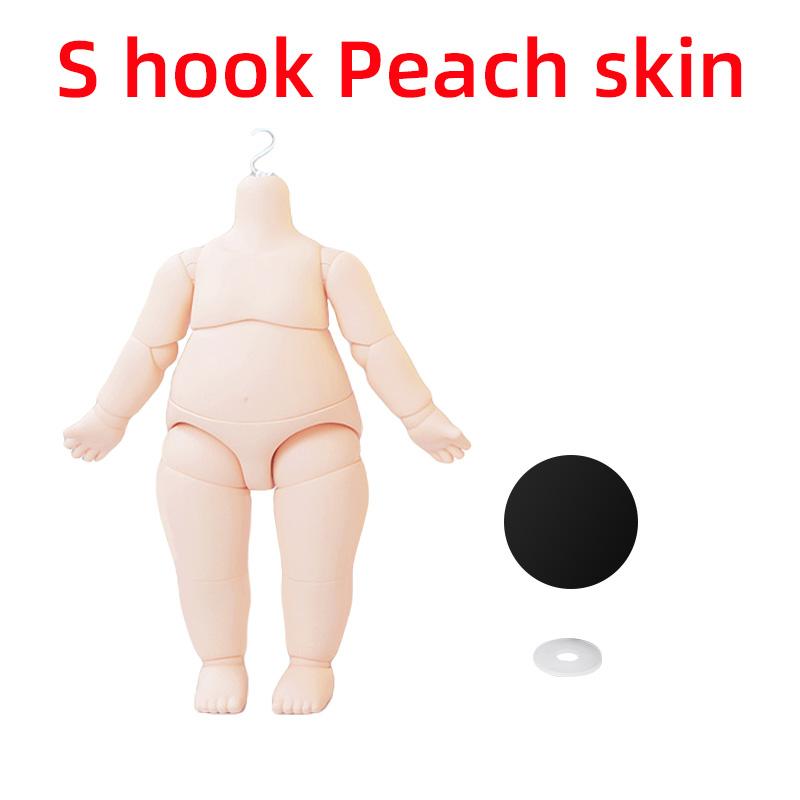 YmY big pear Doll body small 1/6 size S-hook for BJD ob joint Doll Movable body Big Head doll accessories