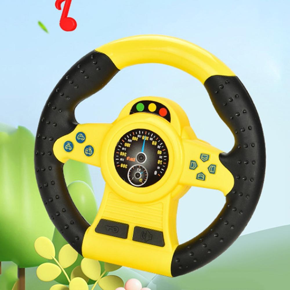 360 ° Rotation Simulation Steering Wheel Toys Multi Functional Simulate Driving Car Toy  Kids Toys