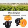Plastic 4-Point Open-Flow Garden Sprinkler Head for Irrigation and Misting