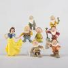 Snow White and the Seven Dwarfs 8-Piece Figure Set, 6-10 Cm, PVC, Multicolor Character Models