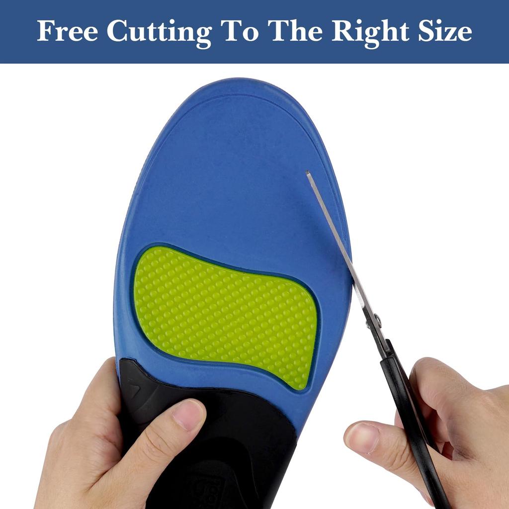 Linkidea Arch Support Shoe 2 Replacement Shoe Inserts with Shock Absorption Cushioning for Merrell Moab Antora and Nova 3 Shoes Insoles, Pairs, 3, 3,