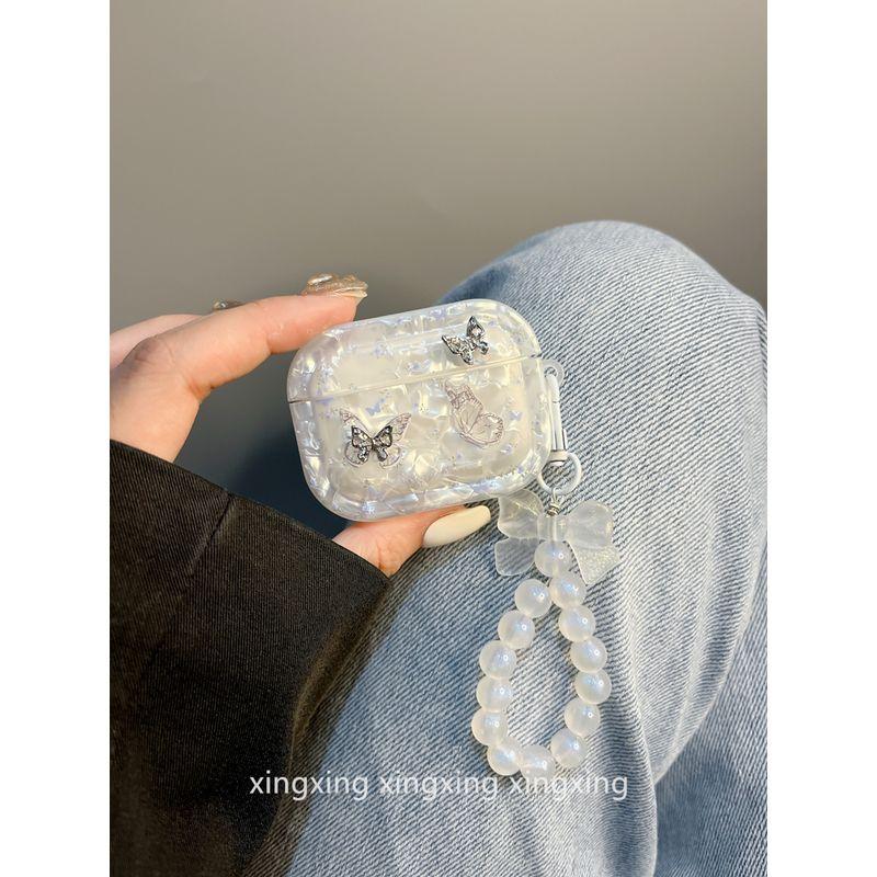 INS Advanced Shell Pattern Stereo Butterfly for Airpodspro2 Protective Case Apple 3 Generation 4 Generation Bluetooth Headset Case