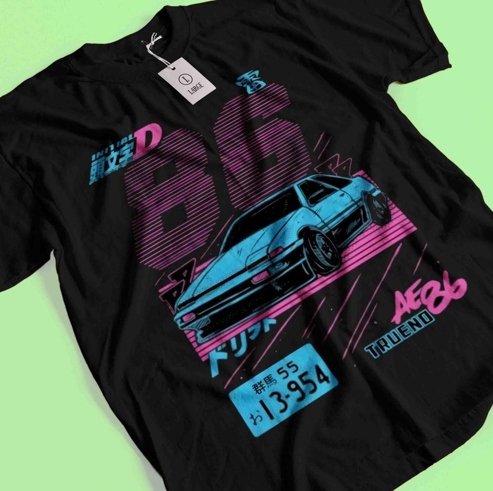 

Initial D T-Shirt Takumi Fujiwara Shirt Anime Tshirt Bunta Tee Natsuki Keisuke S